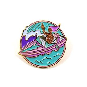 NEW Valley Cruise Think Tank & Kristen Liu Wong Speedboat Babe Pin